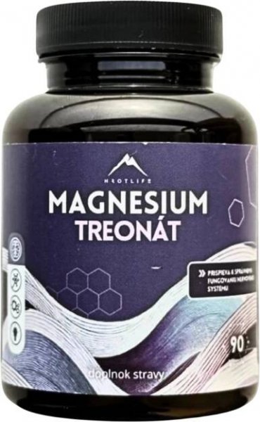 Hrotlife Magnézium treonát 90 kapslí