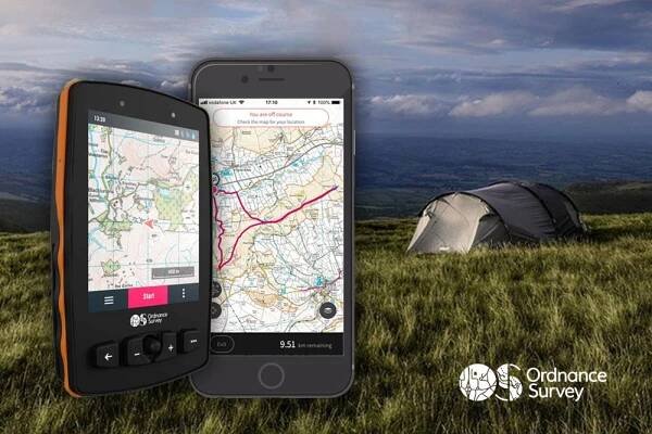 Ordnance Survey Maps and GPS devices for your UK camping trip