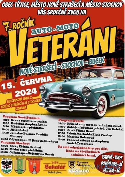 SRAZ AUTO MOTO VETERÁNŮ BUCEK, NOVÉ STRAŠECÍ, STOCHOV