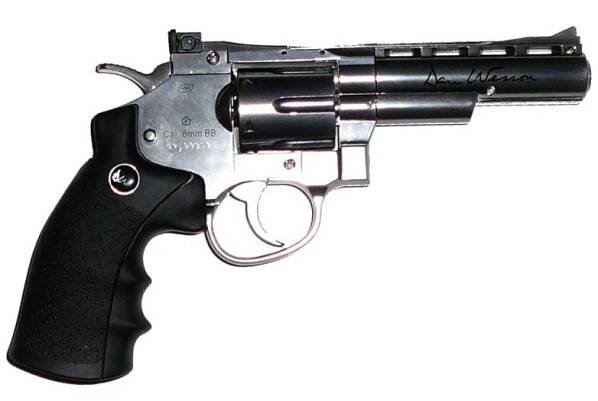 Airsoft Revolver ASG Dan Wesson 4" CO2 Stainless