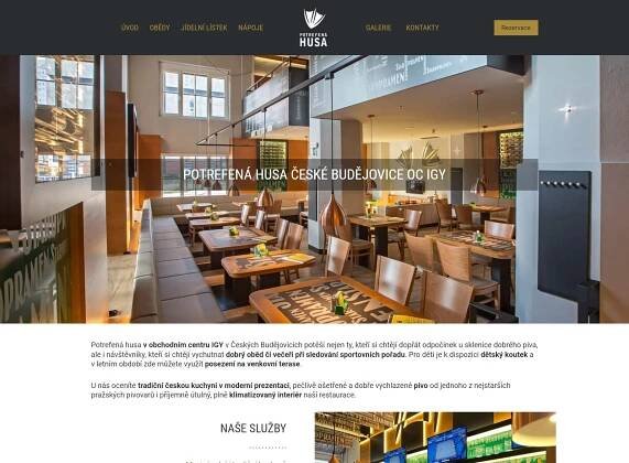 Restaurace Potrefená husa České Budějovice OC IGY