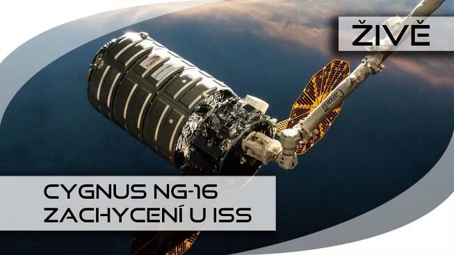 ŽIVĚ A ČESKY: Cygnus NG-16 u ISS – Kosmonautix.cz