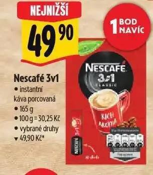Albert Káva nescafé nabídka