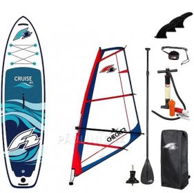 Paddleboard F2 CRUISE WINDSURF 10'6 komplet s plachtou - nafukovací paddleboard, windsurfing plocha: 2,0m