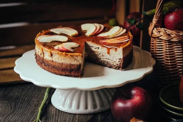 Jablkový cheesecake - recept od Coolinári | food blog