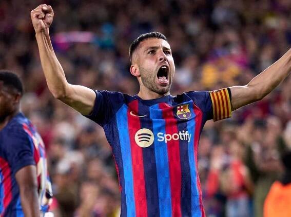 Jordi Alba in Camp Nou