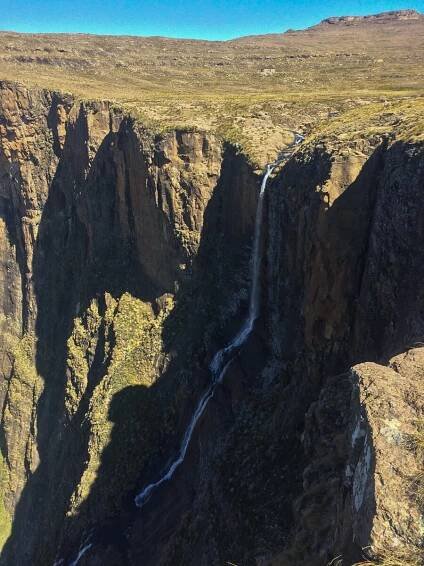 Top of Tugela Falls Drakensberg