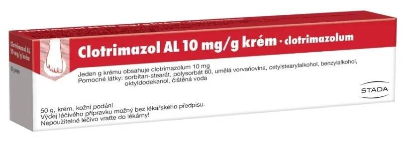 Clotrimazol AL 10 mg/g krém 50 g