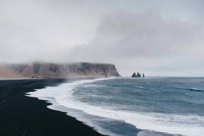 Discover the Uniqueness of Black Sand Beaches Wallpaper