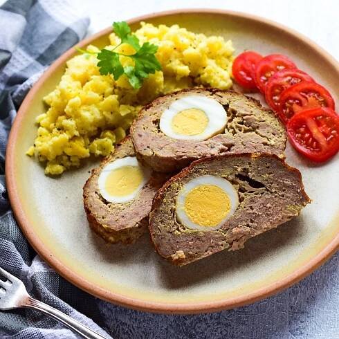 sekaná s vejcem recept