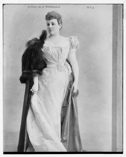 Duchesse Mattie-Elizabeth of la Rochefoucauld (née Mattie Elizabeth Mitchell; 1866–1933).