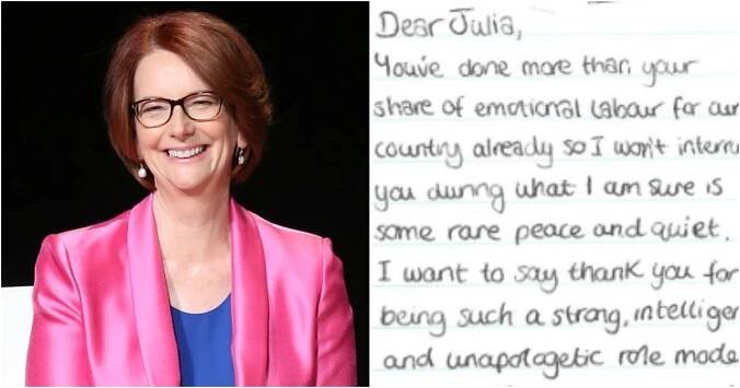 "You smashed that glass ceiling." The letter to Julia Gillard we all wish we could sign.