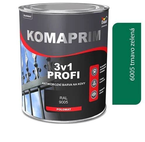 Komaprim 3v1 0,75l tm zelený RAL6005