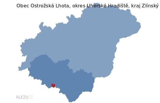Ostrožská Lhota v kraji Zlínský