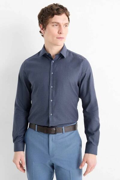 Business košile - slim fit - kent - s nežehlivou úpravou