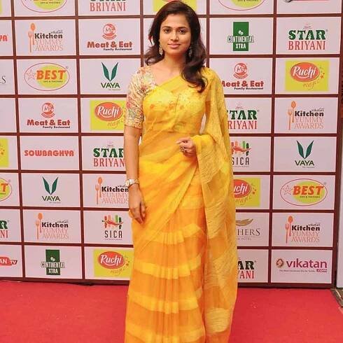 Ramya pandian Saree