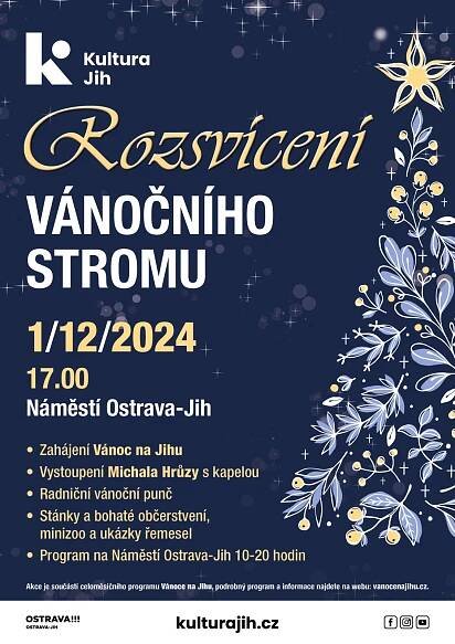 ROZSVÍCENÍ VÁNOČNÍHO STROMU (Kultura) - Náměstí Ostrava-Jih