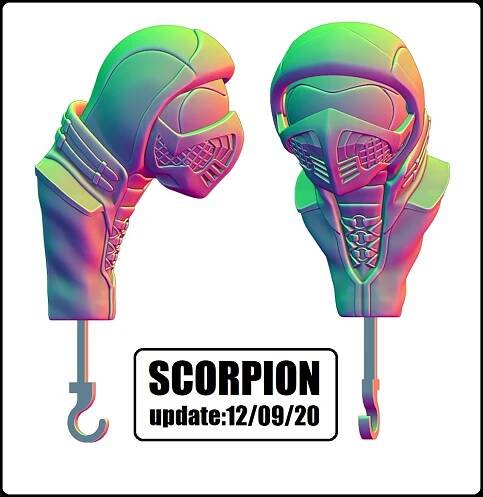 scorpion VER.png WALL KEY HOLDER - EYE (ENTIRE COLLECTION)