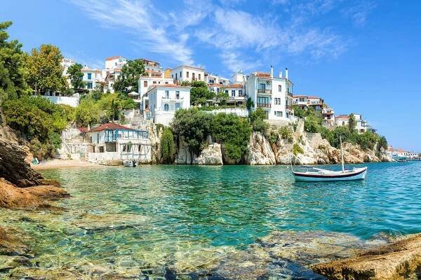 Ostrov Skiathos, Řecko – dovolená, pláže, počasí - Vcestovani.cz