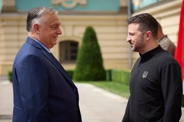 Orbán se v Kyjevě snažil se Zelenským překonat neshody. Politici kývli na budoucí dohodu
