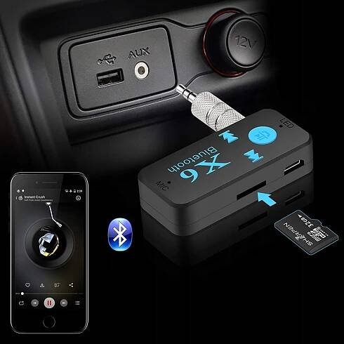 BLUETOOTH PŘIJÍMAČ ZVUKU – ADAPTÉR AUX MINI-JACK Přiložené vybavení Kabel micro USB