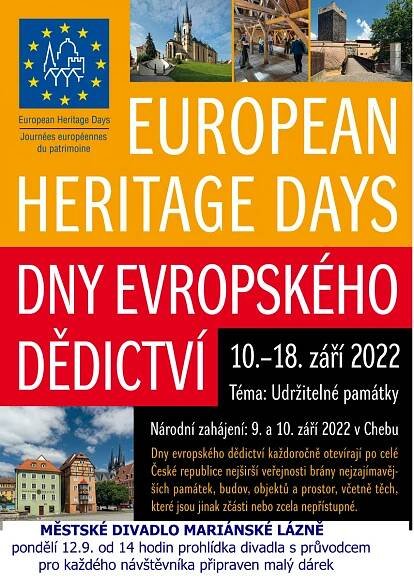 Dny evropského dědictví - Městské divadlo Mariánské Lázně