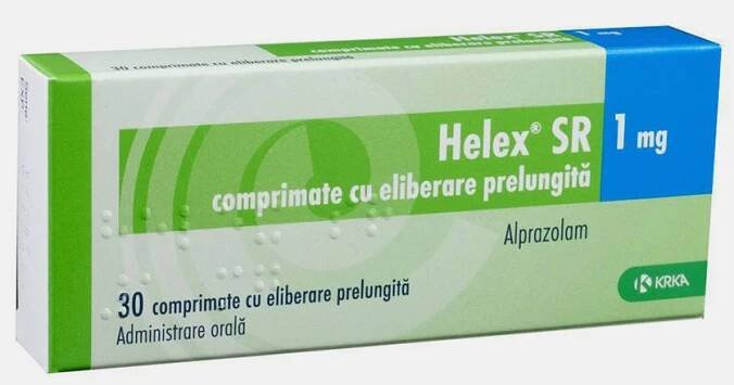 Helex (alprazolam) from Krka (🇸🇮Sl)