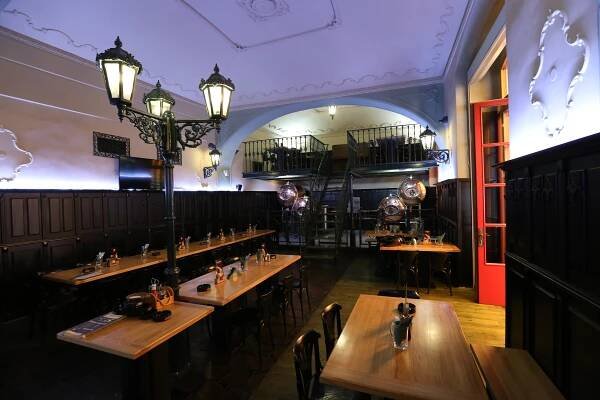 Restaurace a kavárny | Pivnice Hlávkův Dvůr | Ulice Vodičkova, Praha 1