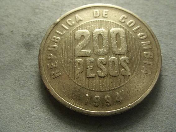 Kolumbie, 200 Pesos z roku 1994 (24,6 mm) - Sběratelství