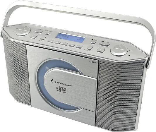 Obrázek produktu pro Soundmaster RCD1770SI, Cestovní, Digitální, DAB, FM, PLL, 1 W, MP3, 3,5 mm