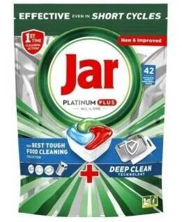 JAR Platinum Plus All In One Deep Clean Tablety do myčky 42ks