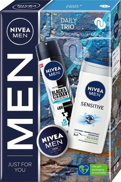 Nivea Men Box Daily Trio dárkový set