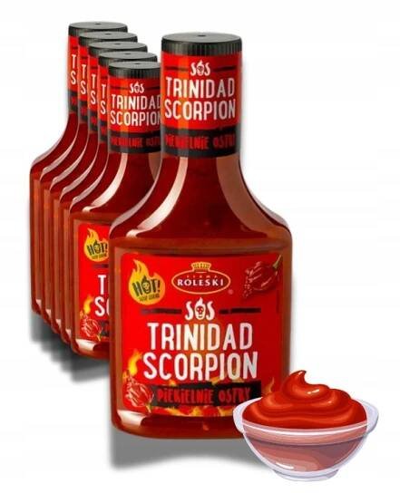 Roleski Trinidad Scorpion omáčka Pekelně ostrá 340 g