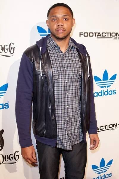 Eric gordon dorazí na nba all-star víkend vip večírek spoluhostitelem adidas a snoop dogg — Stock obrázek
