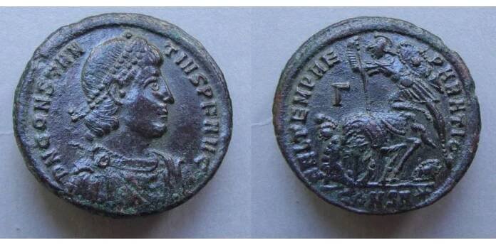 Constantius II - fallen horseman! (ME2155)