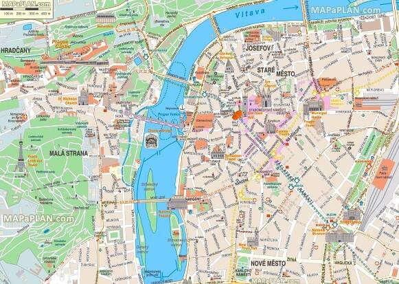 Prague offline map - Offline mapa prahy (Čechy - Česká republika)