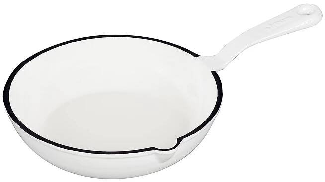 Český smalt Gourmetina Tereza Klasik 1030-05-10 papírově bílá 21 cm