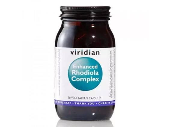 Viridian Enhanced Rhodiola Complex 90 kapslí (Rozchodnice růžová) Doplněk stravy