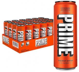 Orange Mango - Prime - Canned Energy Drink 24 Multi Pack