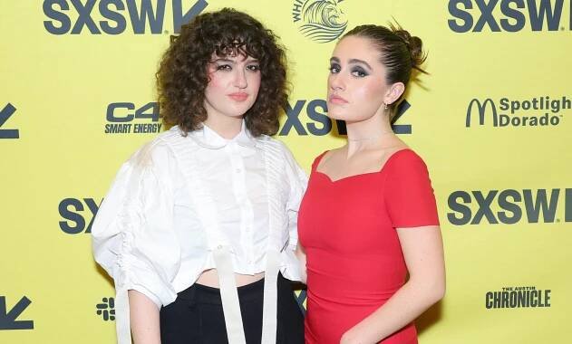 Emma Seligman and Rachel Sennott attend the "Bottoms" screening during the 2023 SXSW Conference and Festivals