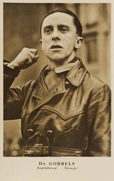 Joseph Goebbels, um 1928