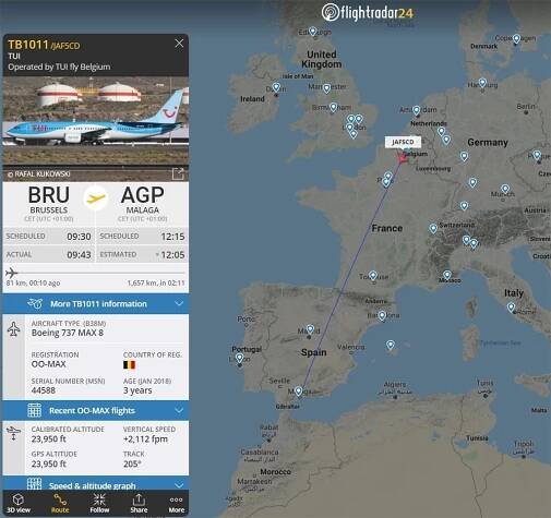 Boeing 737 MAX se vrátil na evropské nebe. První let s cestujícími vypravily TUI fly Belgium. | Airways.cz