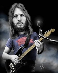 David Gilmour Caricature
