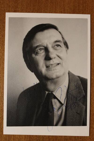 Július PÁNTIK, slovenský herec, autogram, podpis