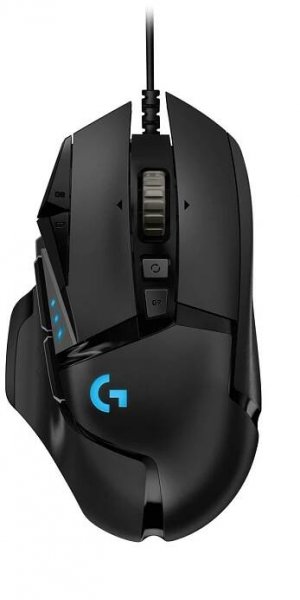 Logitech G502 HERO Wired Gaming Mouse: USB Connection for Windows & macOS Compatibility, 3 of 9