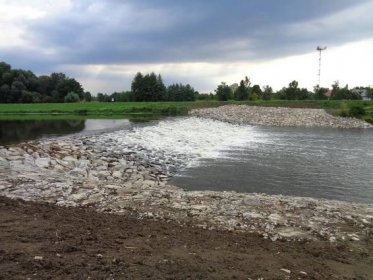 Povodí Moravy opravilo balvanitý skluz u Lanžhota - Naše voda