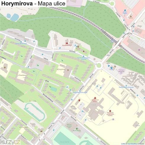 Horymírova - mapy | Kurzy.cz