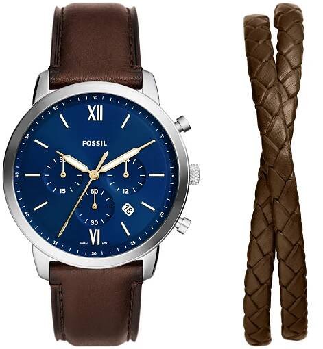 Fossil pánská dárková sada hodinek Neutra a náramku FS6018SET