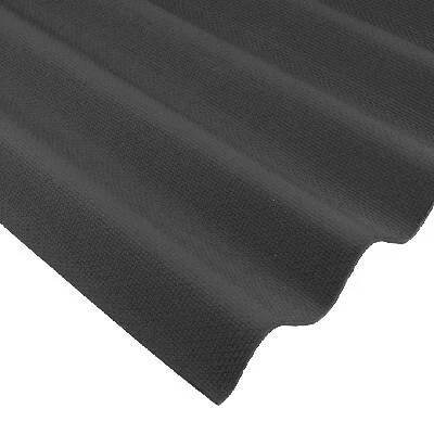 Bitumenová vlnitá deska Basic černá 837x2000mm vlna 93/36mm, lehká střešní krytina
