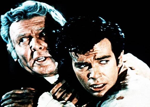 HOUSE OF USHER, Harry Ellerbe, Mark Damon, 1960